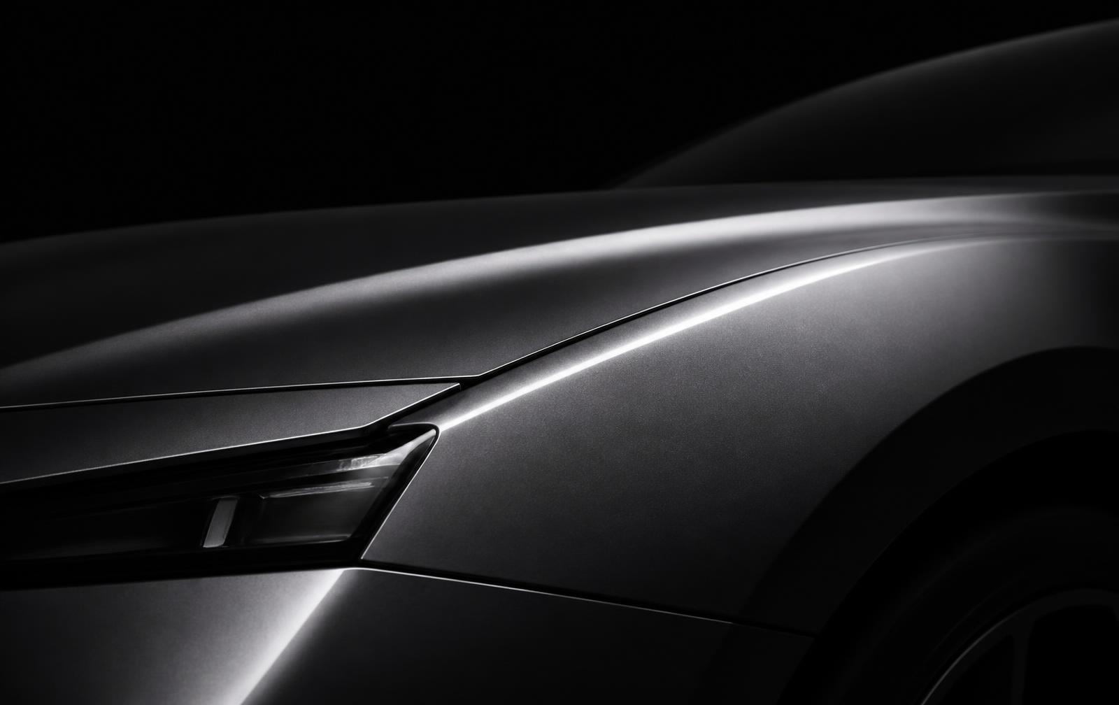 Automotive concept body line detail